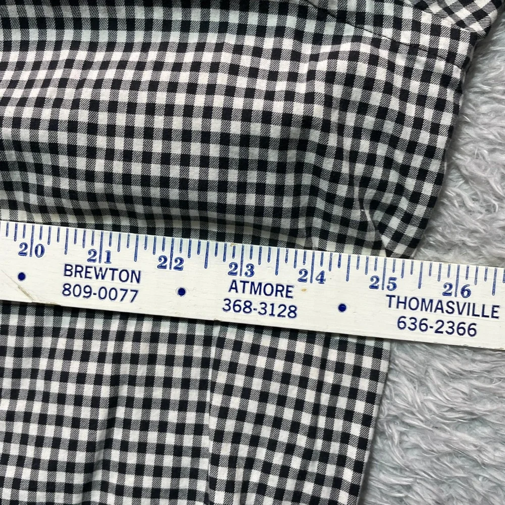 Polo Ralph Lauren Mens XLT Black White Gingham Button Down Shirt Long Sleeve